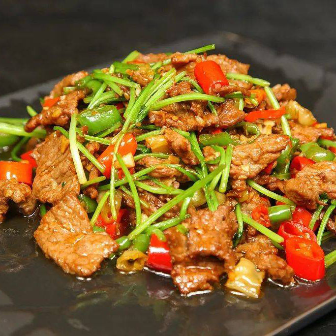 小炒黄牛肉